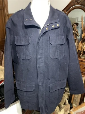 Apt 9 Men's Black Wool Blend Coat Jacket Size Buttons On Front Large - Image 1 of 4