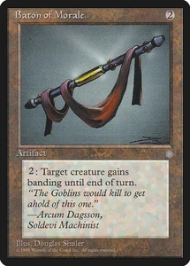 Magic the Gathering- Ice Age- Baton of Morale-Artifact-LP-uncommon - Picture 1 of 1