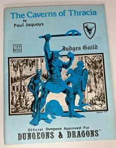 RARO Gremio de Jueces - Dungeons & Dragons CAVERNS of THRACIA 1979 1ª Impresión - Imagen 1 de 9