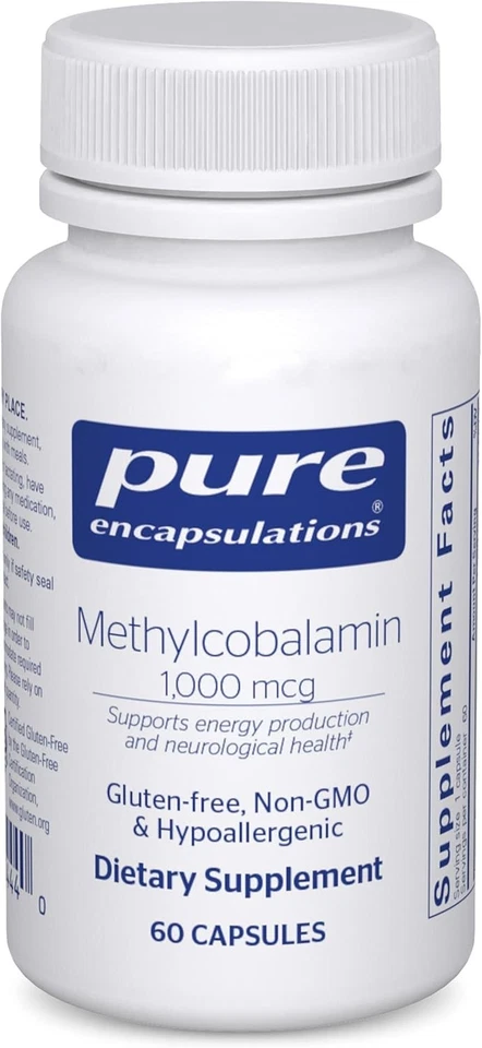 Methylcobalamin 1000 Mcg 60 Vcaps by Pure Encapsulations