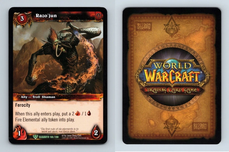 Razo'jun #113/220 - War Of The Elements Uncommon Warcraft 2011 TCG Card - Image 1 of 1