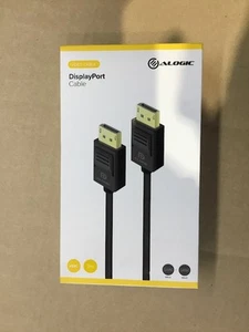 Brand New Alogic 3m 4K DisplayPort to DisplayPort 3m Cable Black Au Stock - Photo 1/4