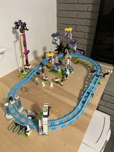 Lego 41130 Friends Amusement Park Roller Coaster Set Ferris Wheel Near Complete - Picture 1 of 6