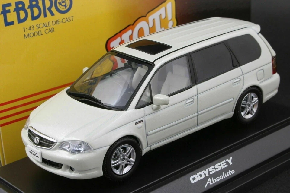 Ebbro 43270 1 43 Scale 2002 Honda Odyssey Absolute (ra6) Die Cast (pearl White)