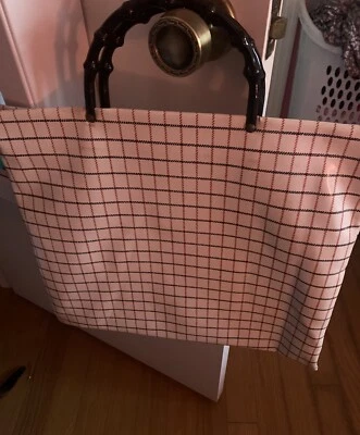 Vintage Late 60’s Vinyl Shopping Bag Great Condition  - Image 1 of 3