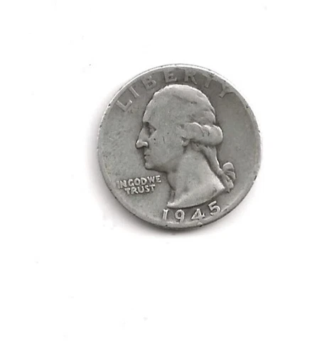 SELLING AS SHOWN - 1945 D WASHINGTON QUARTER *** 90% SILVER ** Cover