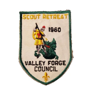 1960 Valley Forge Council Boy Scout Retreat Badge Patch Bsa Camp Scouts - Picture 1 of 2