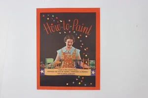 WIE MALT MAN GLIDDEN CO GUIDE DRUCKKATALOG OHIO RIPPOLIN FARBKARTE USA 1950ER JAHRE? - Bild 1 von 13