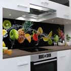 Kitchen back panel self adhesive fruit plash look wall tattoo for tile mirrors