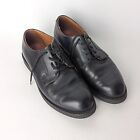 Vtg Red Wing Black Leather Mailman Shoes Oxford  Heritage 101 Sz 10D Factory 2Nd