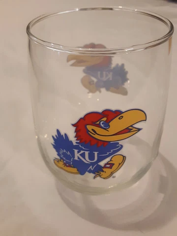 University of Kansas Jayhawks glass tumbler Cover