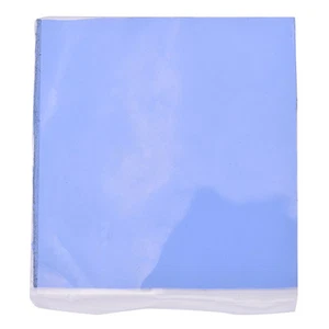 Blue GPU CPU Heatsink Cooling Thermal Conductive Silicone Pad 100x100x1.5mm SEAU - Afbeelding 1 van 7