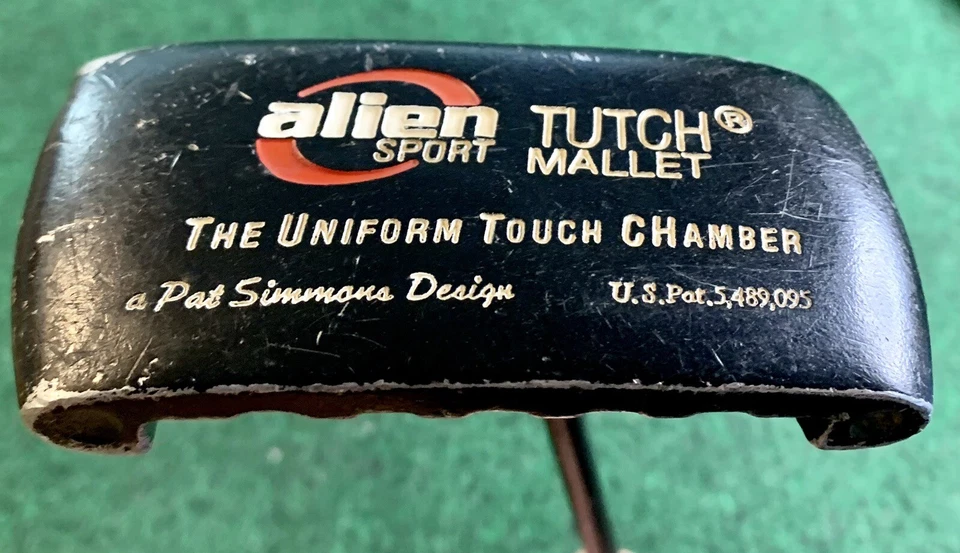Alien Sport Tutch Mallet Uniform Touch Chamber Putter by Pat Simmons RH 35” - Image 1 of 4