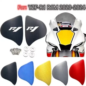 Mirror Hole Cover Windscreen Driven Mirror Eliminators Cap For Yamaha YZF R1 R1M - Picture 1 of 18