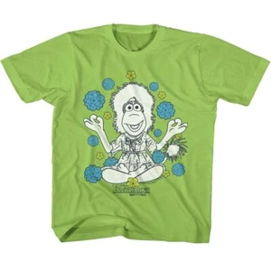 Kids Fraggle Rock Mokey And Flowers TV Shirt - Picture 1 of 2