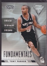 2013-14 Panini Titanium Fundamentals Tony Parker /199 Spurs