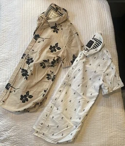 Denim & Flowers Boys Button Down Shirts Size 9/10 - Picture 1 of 9