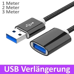 USB cable extension cable USB 2.0 USB 3.0 cable A plug to A socket Usb good - Picture 1 of 11