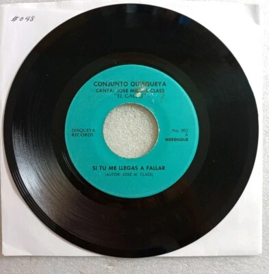 Conjunto Quisqueya El Gallito de Manati Si Tu Me Llegas A Fallar / Esposa Mia VG Foto 1 de 2