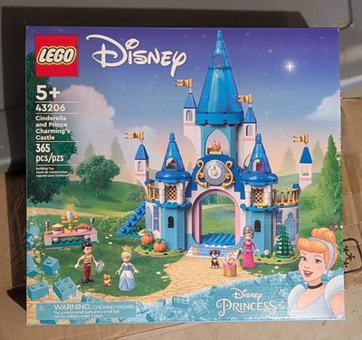 LEGO Disney 43206: Cinderella and Prince Charming's Castle - New Sealed Retired - Изображение 1 из 4