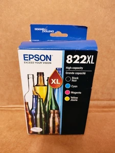 Wkłady atramentowe Epson SET 822XL czarne błękitne żółte purpurowe exp. 02/2028 - Zdjęcie 1 z 2