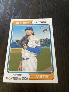 2023 Topps Heritage - Bryce Montes de Oca #403 (RC) - Picture 1 of 2