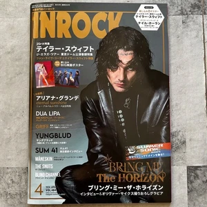 INROCK magazine Apr 2024 Bring Me the Horizon Ariana Grande Japanese Music Japan - Picture 1 of 9