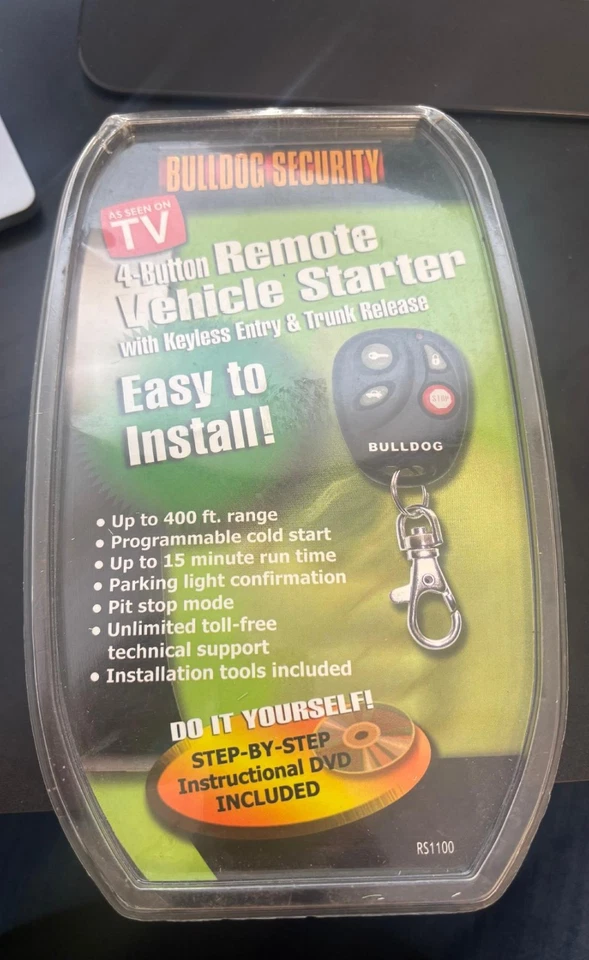 Sistema de arranque remoto de vehículo Bulldog Security RS 1100 nuevo sellado Foto 1 de 1