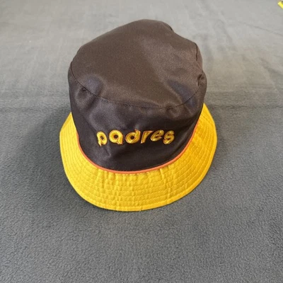 🟤🟡 San Diego Padres Retro Reversible Bucket Hat Stadium Giveaway 5/14/25 *New - Image 1 of 4