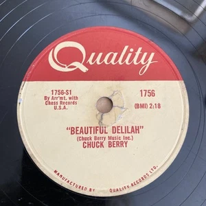 Chuck Berry 78prm Beautiful Delilah/Vacation Time Quality 1750 - Picture 1 of 17