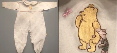 De Colección Winnie The Pooh 9 Meses Bebé Dormir Clásico Pooh Bordado Con Lechón Foto 1 de 4