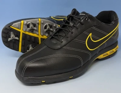 Nike Golf Shoes Mens Sz 11.5 Black SP-6 Performance Golf Soft Spikes 314894-031 - Image 1 of 4