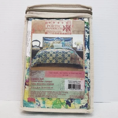 Poetic Wanderlust ASTRID Almohada Estándar Sham Tracy Porter 20x26" Algodón NUEVO Foto 1 de 4