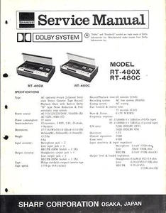Sharp  Original Service Manual für RT-480 X/C - Picture 1 of 1