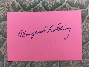 Margaret Fielding - If Winter Comes - The Isle of Lost Ships - Autogramm 1969 - Bild 1 von 2