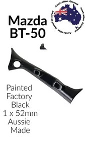 1 Gauge Pillar Pod suit Mazda BT50 1 x 52mm PAINTED Factory Black 2015 - 2020 - Bild 1 von 2