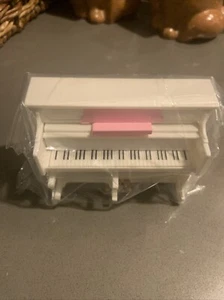 Dollhouse Grand Piano Model with Stool 1:12 Scale Miniature Musical Instrument D - Picture 1 of 2