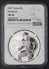 2021 Tuvalu Wolverine Marvel NGC MS70 1oz Silver Coin .9999 - COINGIANTS -