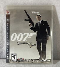 James Bond 007: Quantum of Solace (Sony PlayStation 3, 2008) Manual Clean Tested