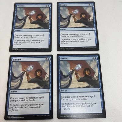 MTG 4x Unwind Dominaria 072/269 Regular Common FREE SHIPPING - Image 1 of 2
