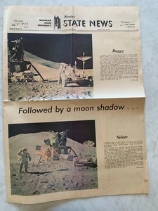 State News (Michigan State Univ.), 16 de agosto de 1971, 'Apolo 15 en la Luna' - Imagen 1 de 1