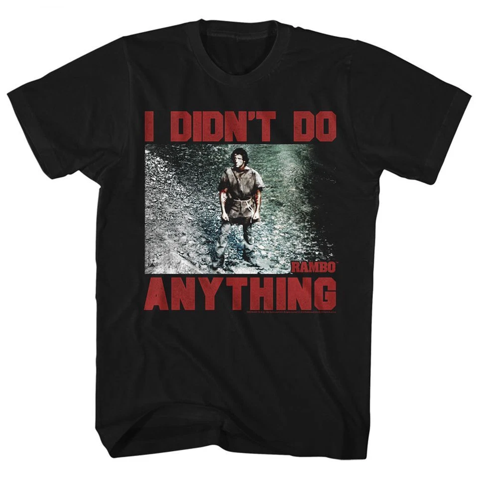 Rambo - Didnt Do - Short Sleeve - Adult - T-Shirt - Image 1 of 1