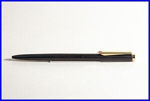 1980s Rotring frosted dark Titanium & Gold Rollerball Pen Vintage W.GERMANY