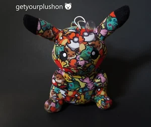PELUCHE 2019 TAKARA TOMY POKEMON PIKACHU GRAFFITI EDIZIONE 7,5" - Foto 1 di 2
