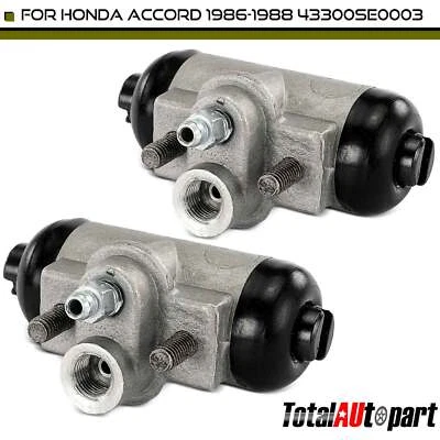 2x Cilindro de rueda de freno de tambor para Honda Accord 1986 1987-1988 trasero izquierdo y derecho Foto 1 de 4