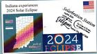 Eclipse solaire totale Parker City, station solaire de l'Indiana 4/8/2024