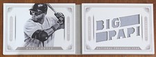 David ORTIZ🔥2014 Panini National Treasures Star Booklet Big Papi Relic #6 12/99