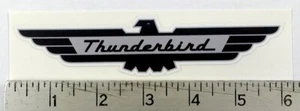 Ford Thunderbird Black/Grey sticker decal 6"x1.4" - Picture 1 of 1