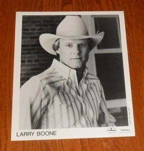Larry Boone Photo Poster Original 1989 Promo 8x10 Country - Picture 1 of 1