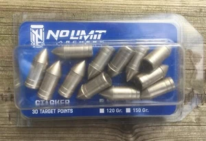 No Limit Archery Stacker 3D Arrow tip Target Point 80 Grain 12 pk. Model: 30027 - Picture 1 of 7
